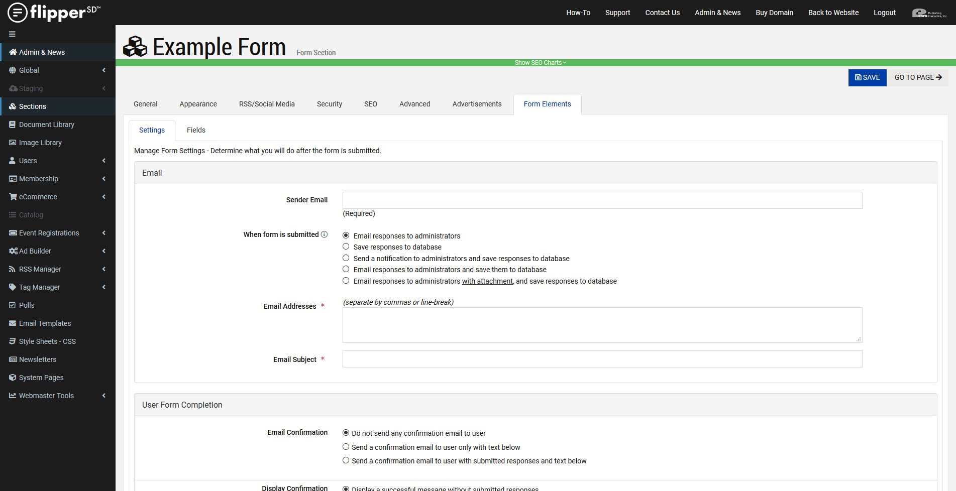 FormBuilder-Settings